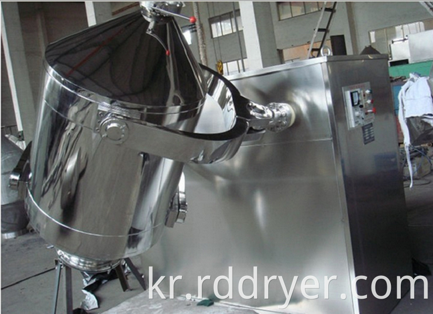 High Efficiency Three Dimension Dry Powder Blender Unit for Food